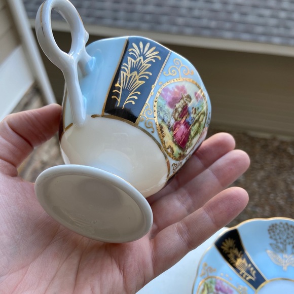 Vintage Painted Ladies Teacup Royal Sealy - Picture 2 of 4